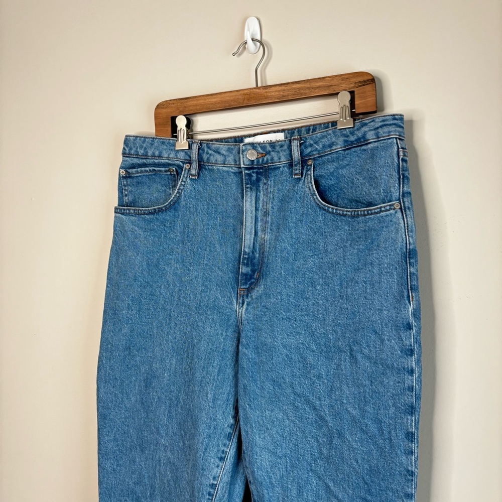 Denim Forum Rowan Super High Rise Straight Jean 32 32L - Picture 12 of 14